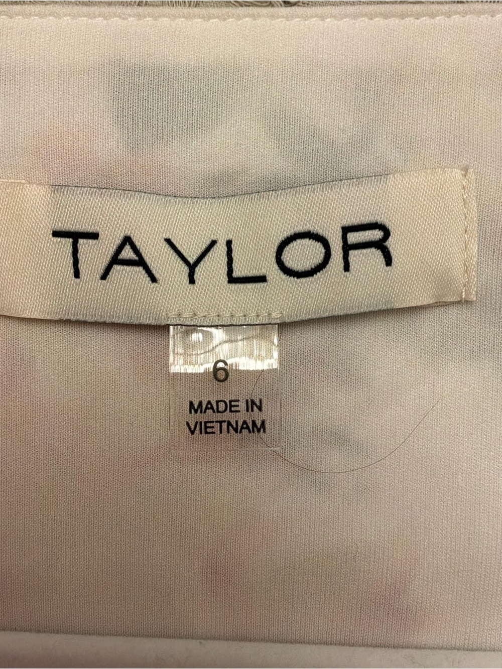 Label close-up inside garment